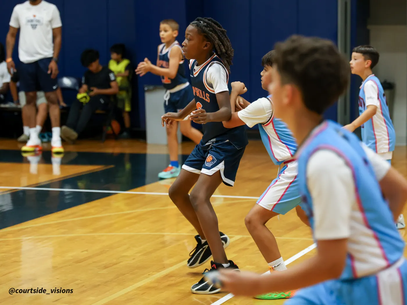 Young baller elevates for the shot